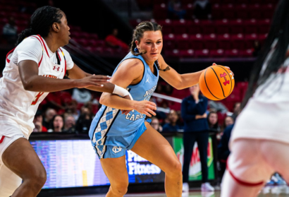 Harpring Scores 29 as UNC Women’s Basketball Loses Exhibition at No. 20 Maryland